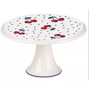 kate spade new york
Vintage-Like Cherry Dot Cake Plate